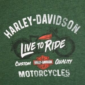 Harley-Davidson Green Short Sleeve Tee Men’s Large
